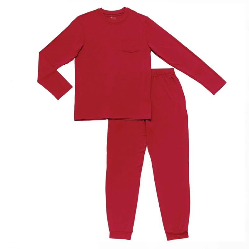 Family Pajamas Set Supplier - Custom Print Cotton Matching Sleepwear Plain Color Design
