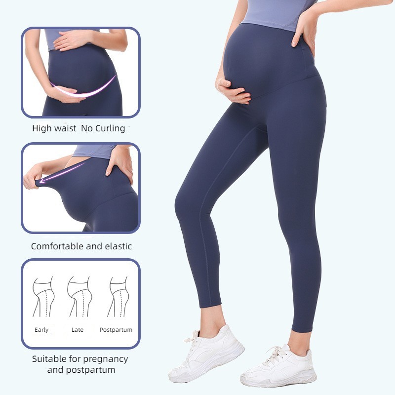 Maternity Pants Factory - Hot Sale Shaping Over the Belly Yoga Plus Size Seamless Legging