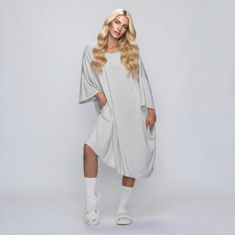 Women Sleep Tee Supplier - Factory Wholesale Spring Knitted Oversized Plus Sizes Luxury