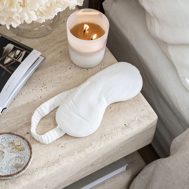 Sleep Eye Mask Manufacturer - Wholesale Customizable Logo Bamboo Spandex Natural Soft