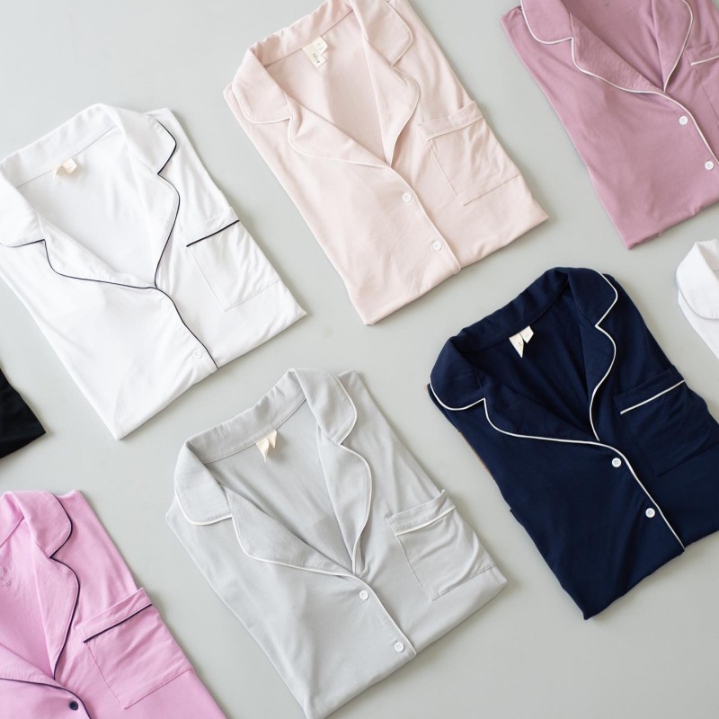 Family Pajamas Set Supplier - Custom Soft Organic Cotton Matching Sets Adult Kids Nightwear