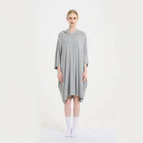 Women Sleep Tee Factory - OEM Custom Soft Plus Size Short Sleeve Nightshirt with Pockets