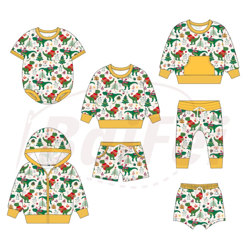 Kids Clothes Manufacturer - Custom Logo Designer Wholesale Sportswear Cotton Sweatsuit Set