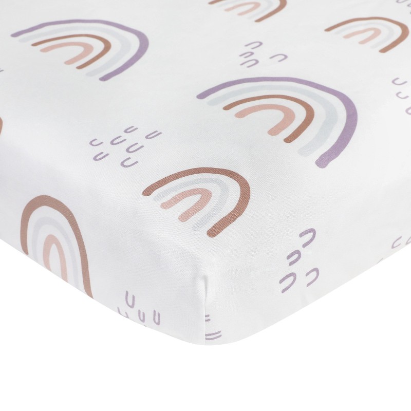 Baby Mattress Protector Manufacturer - Custom Print High Quality Waterproof Bamboo Fiber