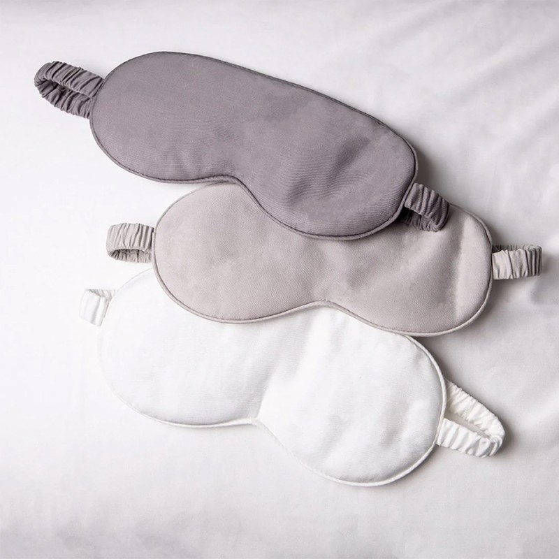 Sleep Eye Mask Manufacturer - Wholesale Customizable Logo Bamboo Spandex Natural Soft