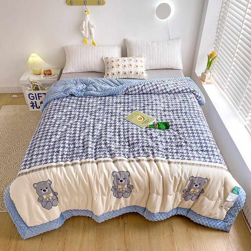 Muslin Swaddle Blanket Manufacturer - 2 Layers 100% Bamboo Cotton Plain Color Print Design