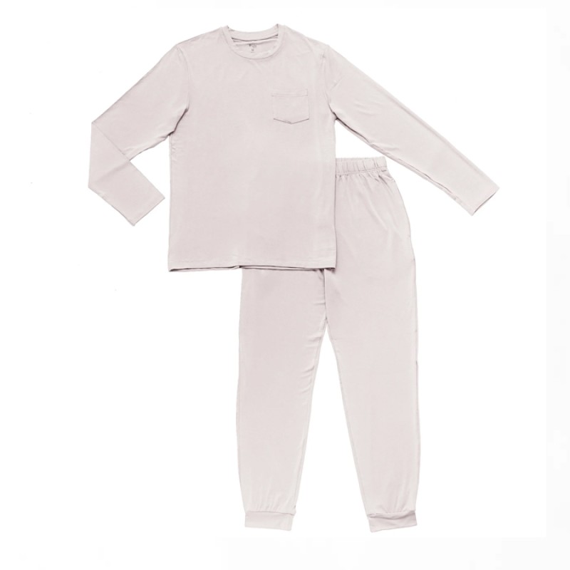 Family Pajamas Set Supplier - Custom Print Cotton Matching Sleepwear Plain Color Design