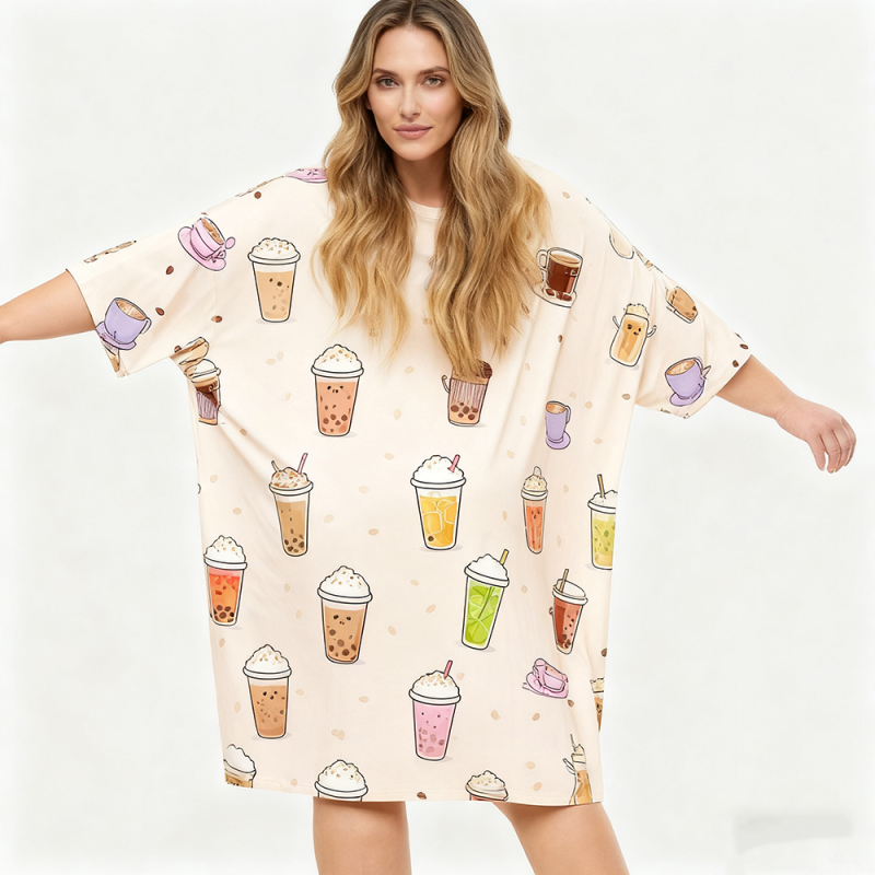 Women Pajamas Set Supplier - Wholesale Custom Printing Plus Size Soft Lyocell Casual
