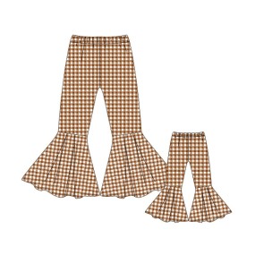 Flared Trousers Manufacturer - Custom Girl Autumn Clothes Mom and Me Bell Bottom Pants