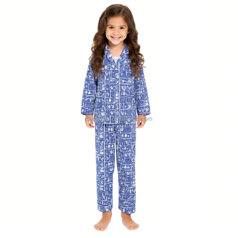 Christmas Pajamas Factory - OEM Family Printing Casual Breathable Bamboo New Style Adult