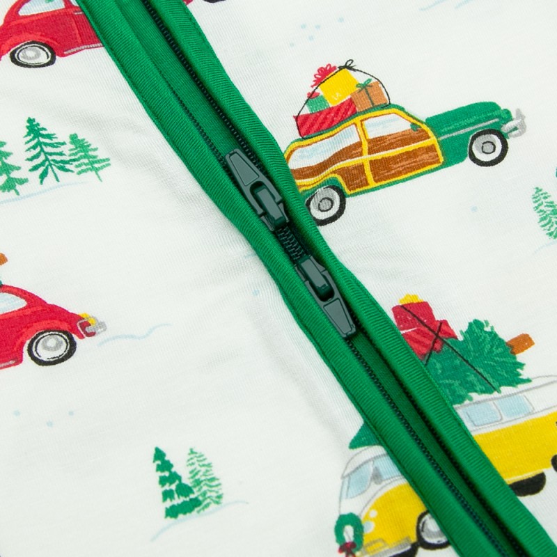 Baby Rompers Supplier - Custom Reactive Print Organic Bamboo Zip Wholesale Summer