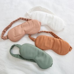 Eye Mask Supplier - Wholesale Customizing Logo Bamboo Spandex Travel Natural Adjustable