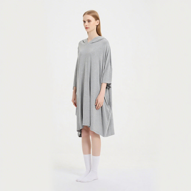 Women Sleep Tee Factory - OEM Custom Soft Plus Size Short Sleeve Nightshirt with Pockets