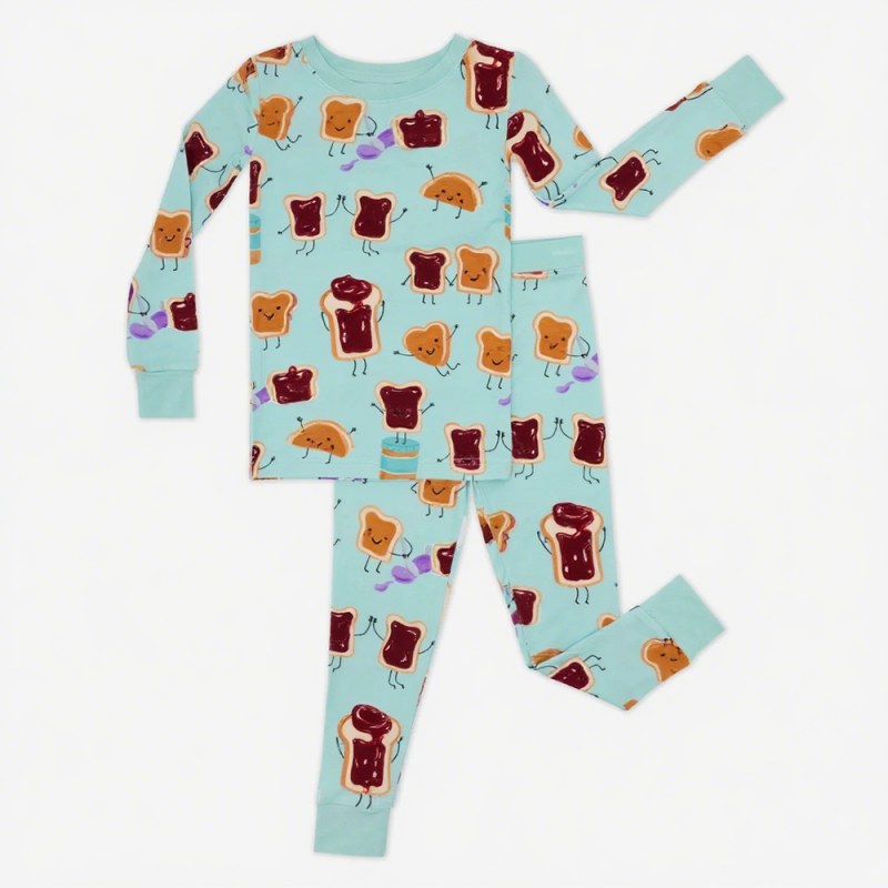 Organic Pajamas Set Manufacturer - Kids Bamboo Two Piece Pajama Sets Custom Sleepwear