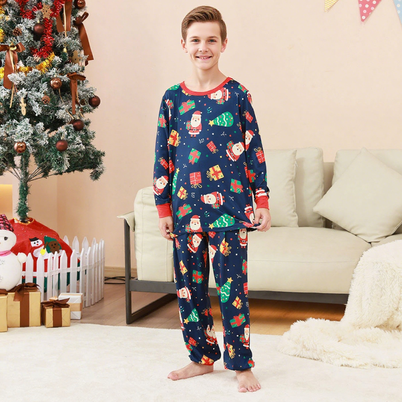 Christmas Pajamas Factory - Custom Bamboo Christmas New Design Casual Soft Family Matching
