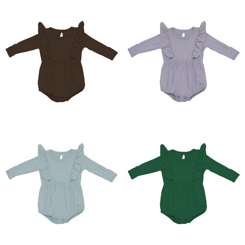 Baby Onesie Manufacturer - Custom Organic Cotton Soft Long Sleeve Romper New Design