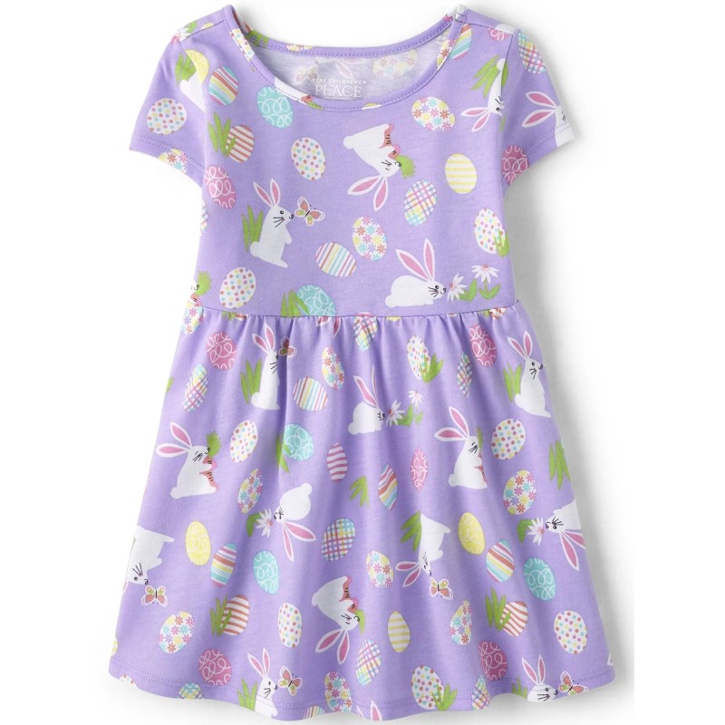 Custom Printed Smock Dress Manufacturer - Wholesale Organic Cotton Knit Baby Girl Dress