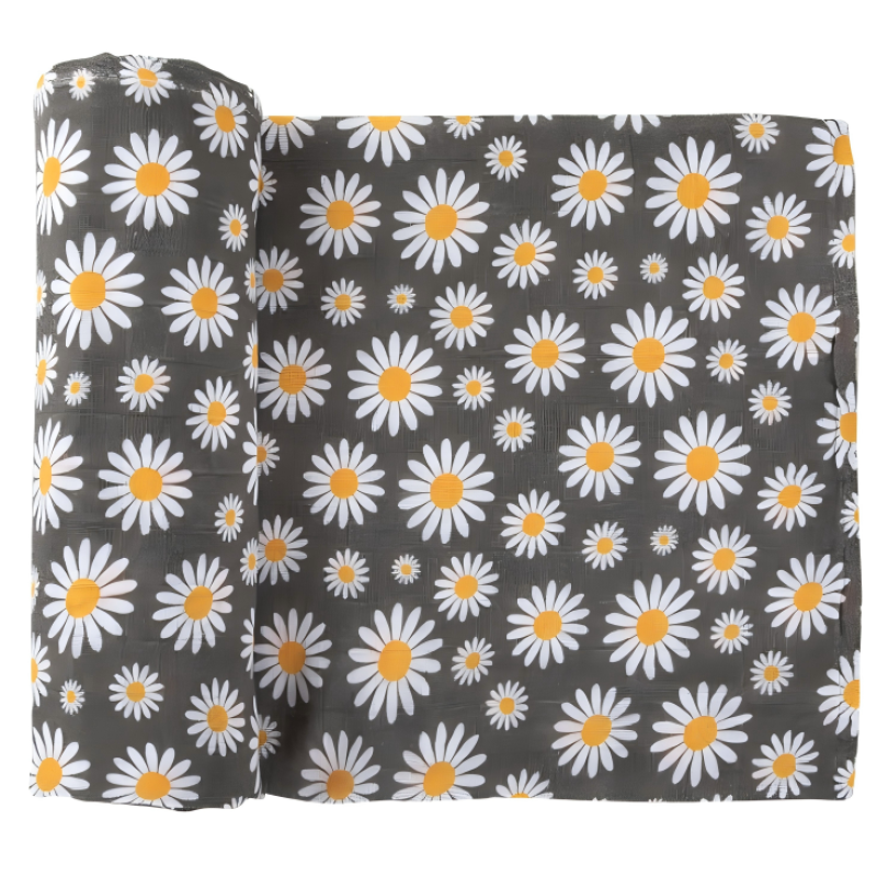 Muslin Swaddle Blanket Supplier - Customized Digital Print Organic 2 Layer Bamboo Cotton