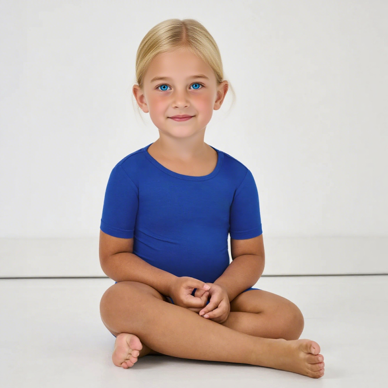 Kids Pajamas Set Factory - Custom Summer Bamboo Two Pieces Short Sleeves Breathable