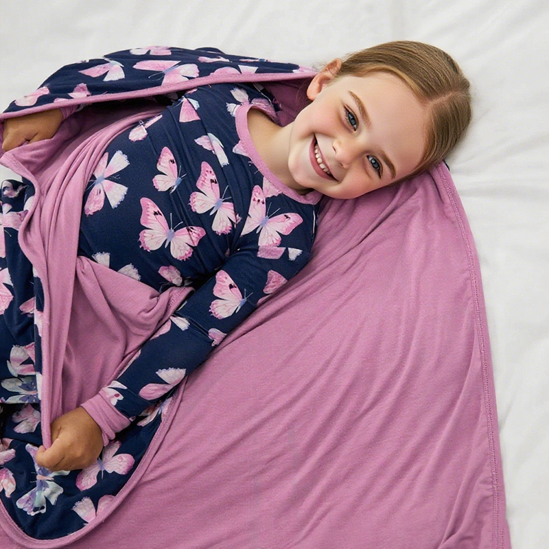 Baby Blanket Factory - Custom Winter Bamboo New Printing Comfortable Knitted Kids Bedding