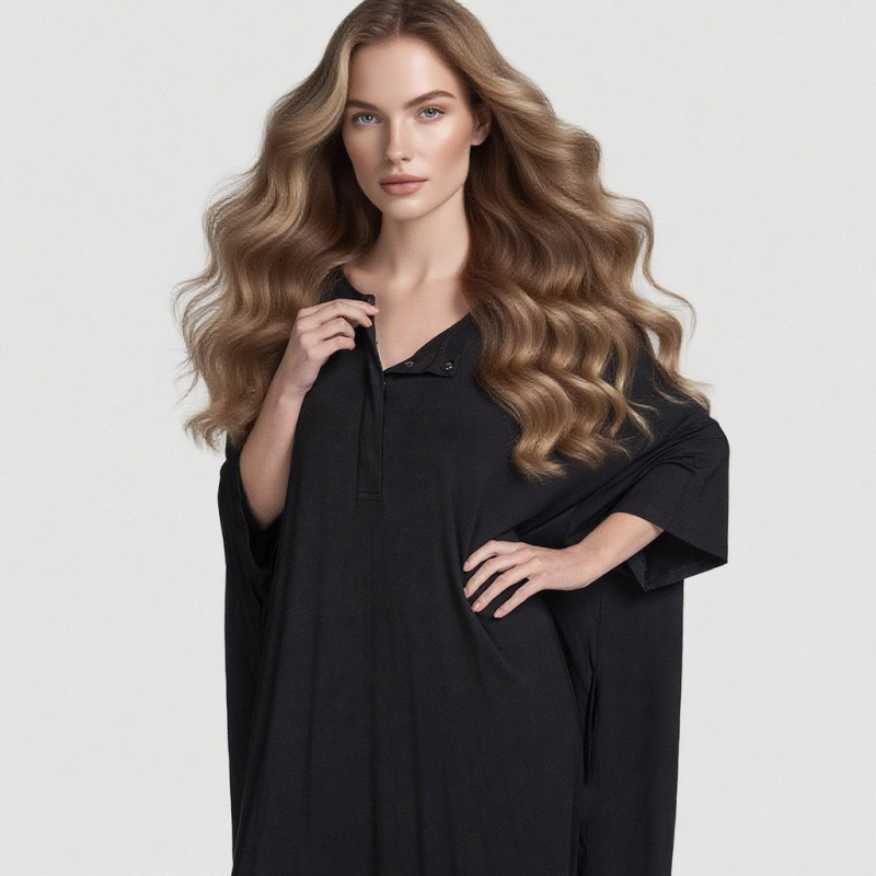 Women Sleepwear Manufacturer - Custom Soft Oversized Comfortable Loose Fit Short Sleeve