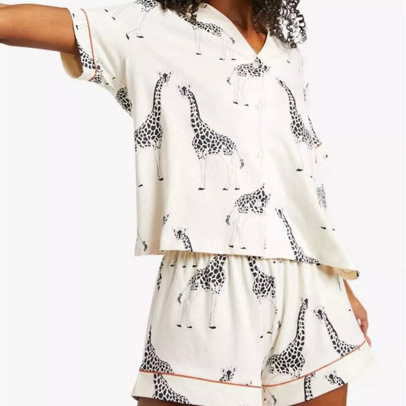 Woman Pajama Set Manufacturer - 2024 Soft Two Piece Short Sets Custom Organic Bamboo