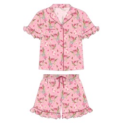 Women Pajamas Factory - Custom Women's Bamboo with Long Sleeves New Valentine's Day Design