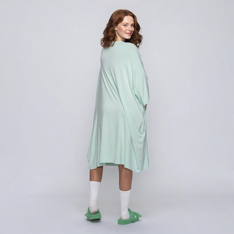 Women Sleep Tee Supplier - Factory Wholesale Spring Knitted Oversized Plus Sizes Luxury