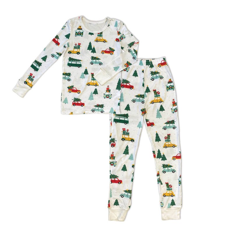 Women Pajamas Supplier - Custom New Printing Christmas Family Pajamas Set Casual Winter