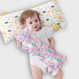 Kids Pillow Manufacturer - New Soft Bamboo Fiber Removable Washable Comfort Pillow 0-6 Years