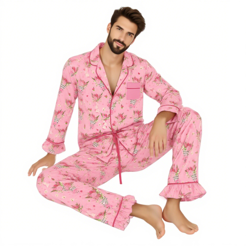 Family Pajamas Set Factory - Valentine Pajamas Family Matching New Year Father Mother Kids