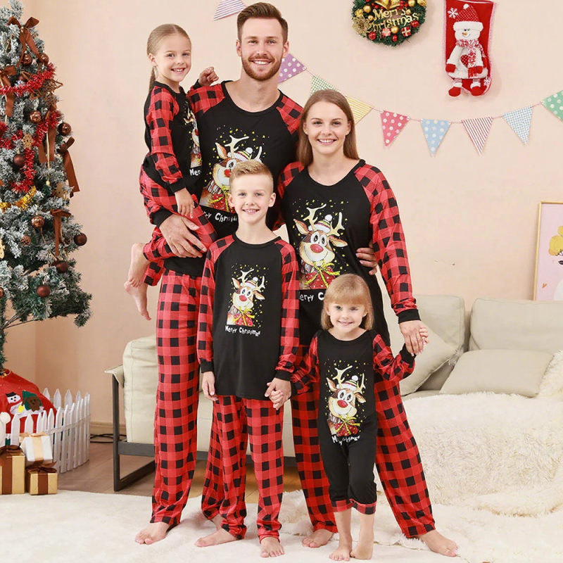 Women Pajamas Set Manufacturer - Custom New Design Christmas Family Bamboo Winter Long Sleeves