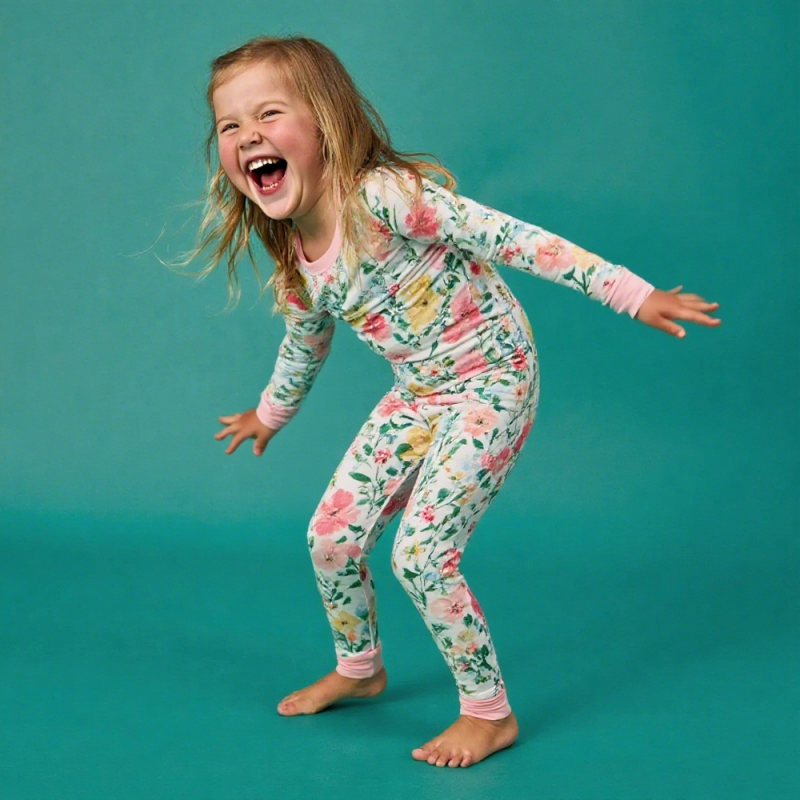 Bamboo Pajamas Manufacturer - Custom Printing Comfortable Long Sleeves Summer Breathable