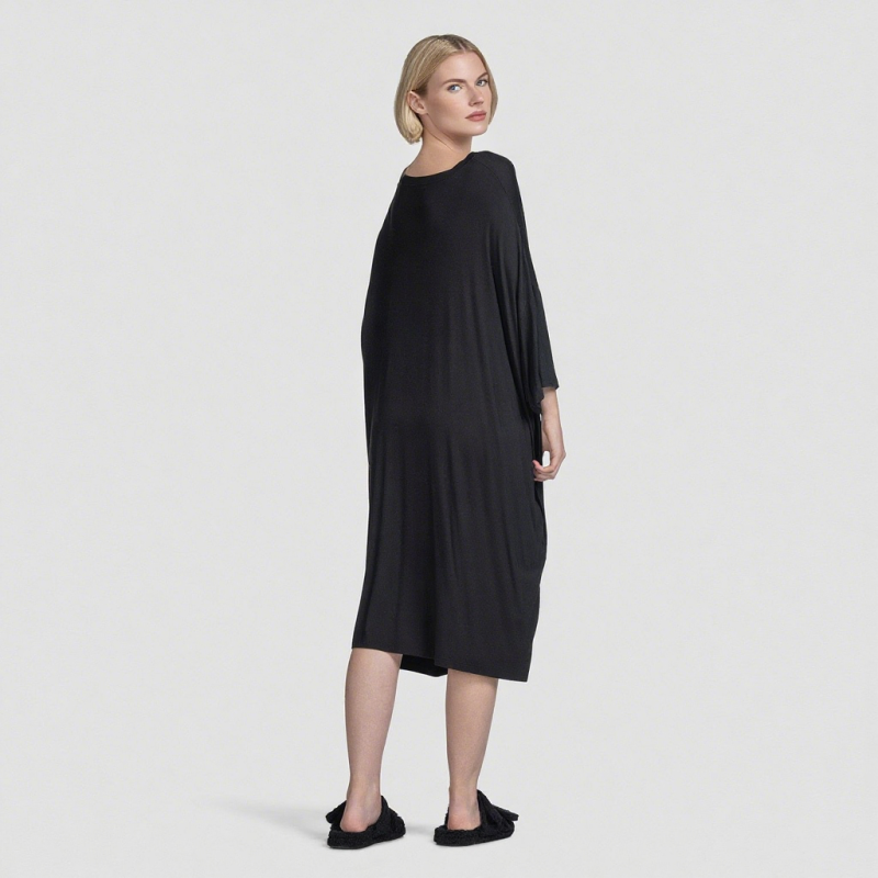 Women Sleep Dress Factory - OEM Custom Soft Short Sleeve for Women Plus Size with Pockets