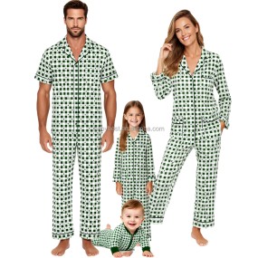Christmas Pajama Set Manufacturer - Wholesale Couples Families Kids Soft Matching Bamboo