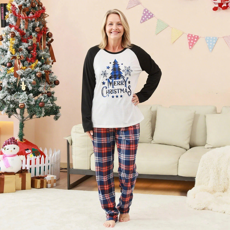 Family Pajamas Supplier - Family Christmas Pajamas Set Fashion Print Father Mother Kids