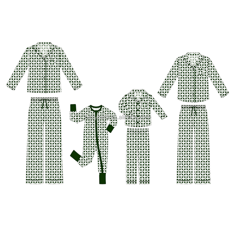 Christmas Pajama Set Manufacturer - Wholesale Couples Families Kids Soft Matching Bamboo