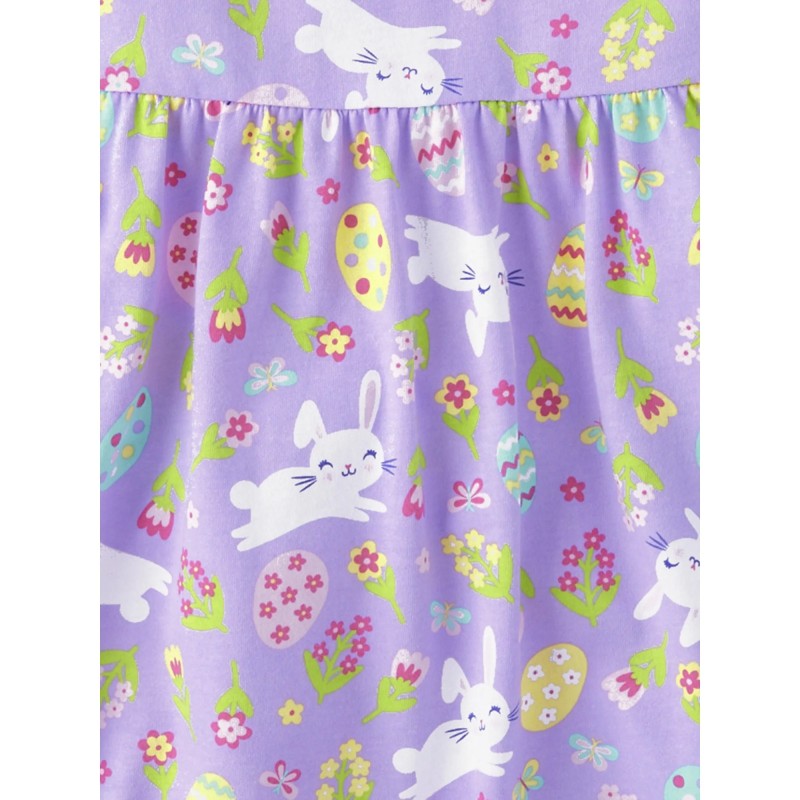 Custom Printed Smock Dress Manufacturer - Wholesale Organic Cotton Knit Baby Girl Dress