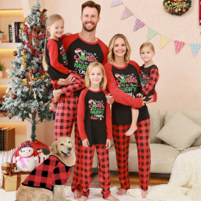 Family Pajamas Set Manufacturer - Wholesale Custom New Design Christmas Matching Outfit