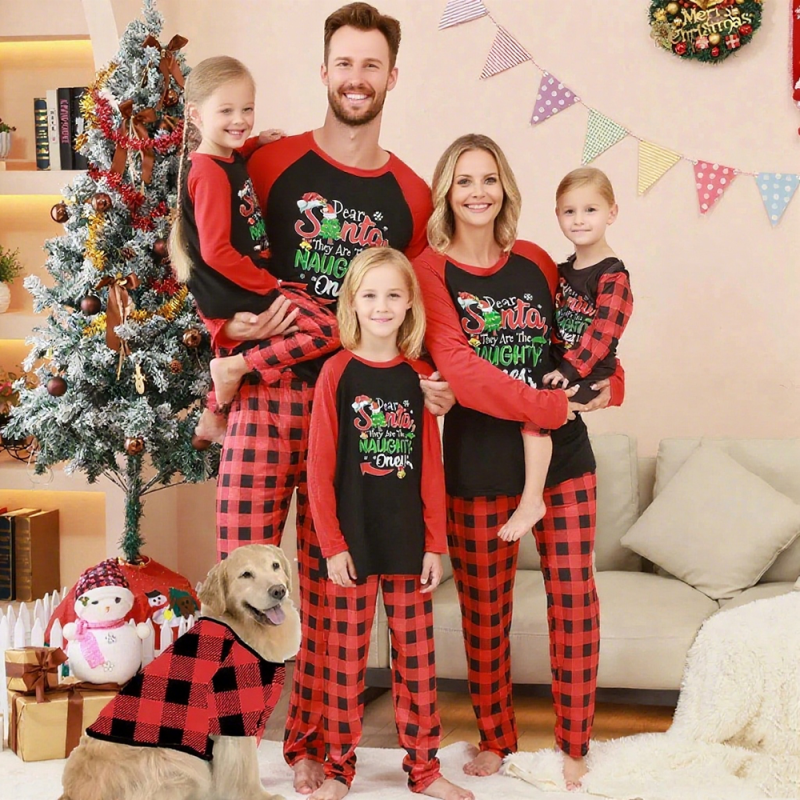 Family Pajamas Set Manufacturer - Wholesale Custom New Design Christmas Matching Outfit