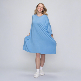 Women Nightgowns Supplier - Soft Bamboo Pajamas Short Sleeve Oversize One Size Fits All