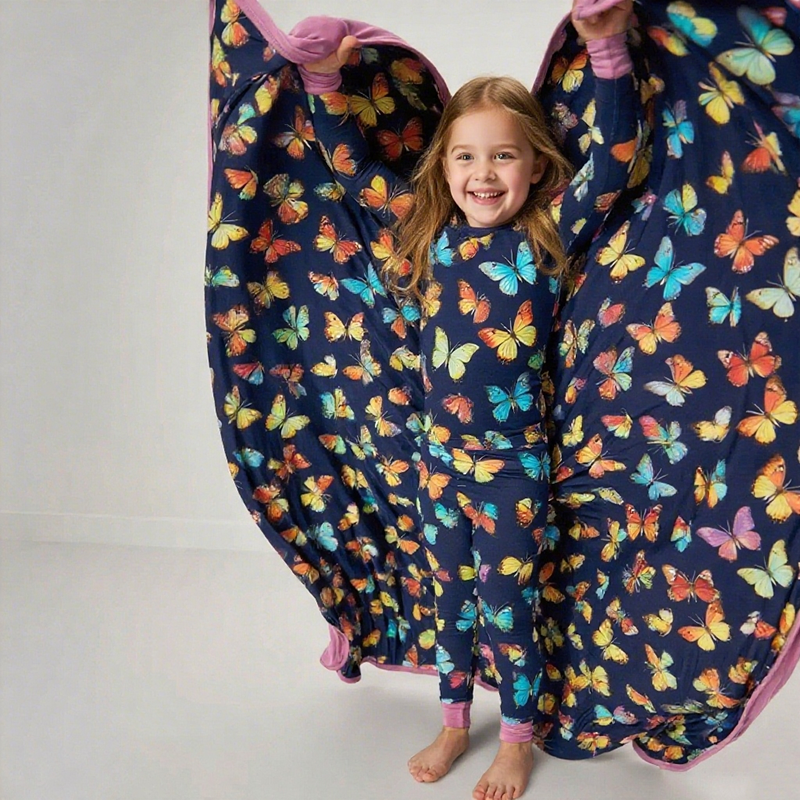 Baby Blanket Factory - Custom Winter Bamboo New Printing Comfortable Knitted Kids Bedding