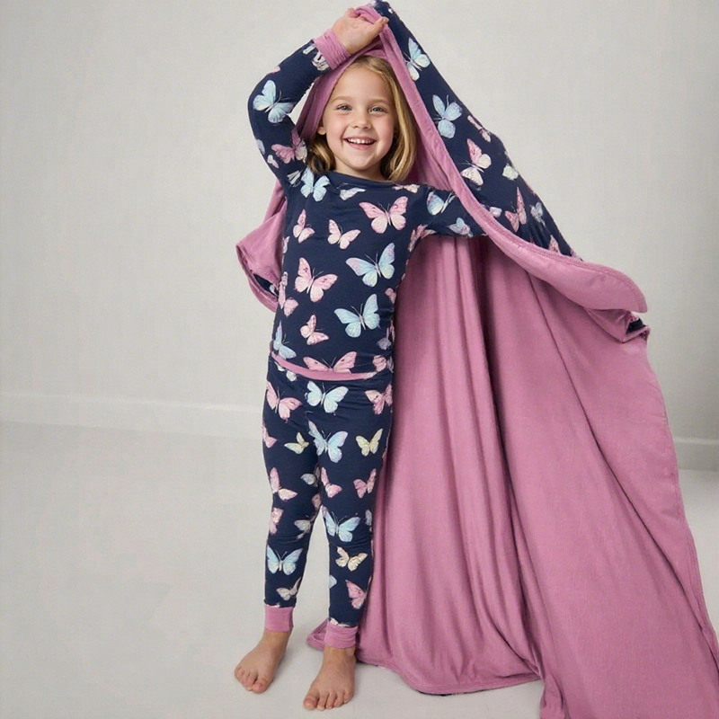 Baby Blanket Factory - Custom Winter Bamboo New Printing Comfortable Knitted Kids Bedding