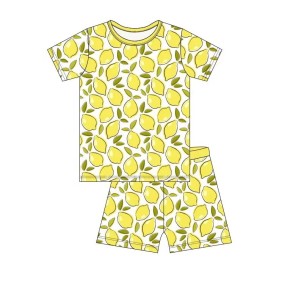 Baby Pajamas Set Supplier - Wholesale Custom Bamboo Summer New Printing Casual Short Shirt