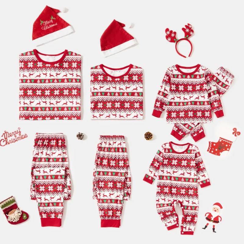Christmas Pajamas Factory - Custom New Festival Matching Family Adult Kids Sleepwear Xmas