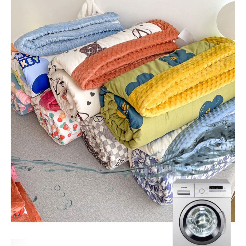 Muslin Swaddle Blanket Manufacturer - 2 Layers 100% Bamboo Cotton Plain Color Print Design