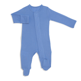 Baby Onesie Supplier - Custom Plain Solid Long Sleeves Magnet Pajamas Bamboo Spandex
