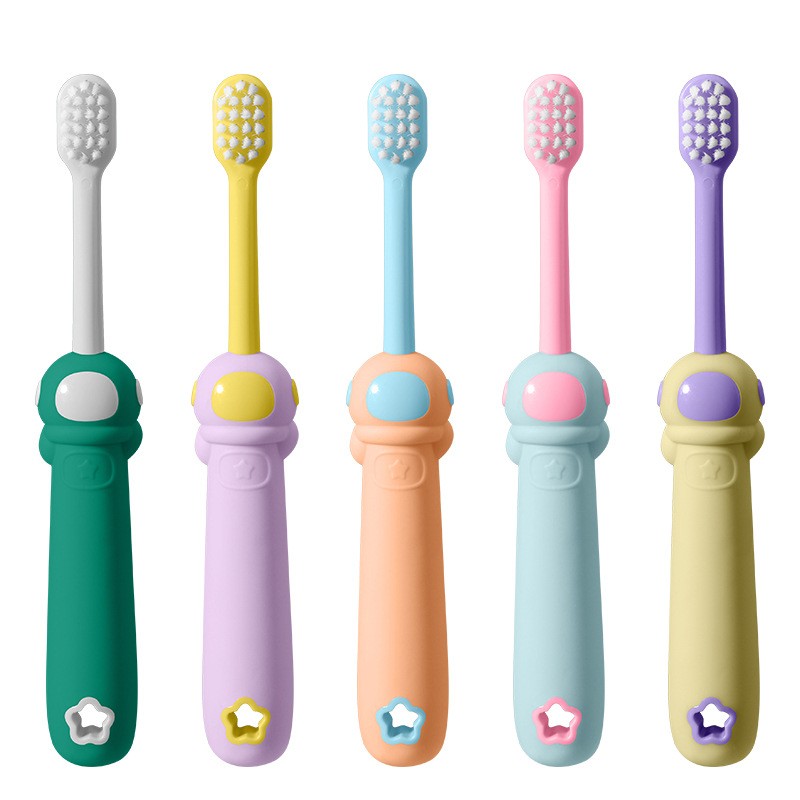Baby Toothbrush Manufacturer - Cute Cartoon Duck Silicone for Kids 2-12 Years Soft Bristle