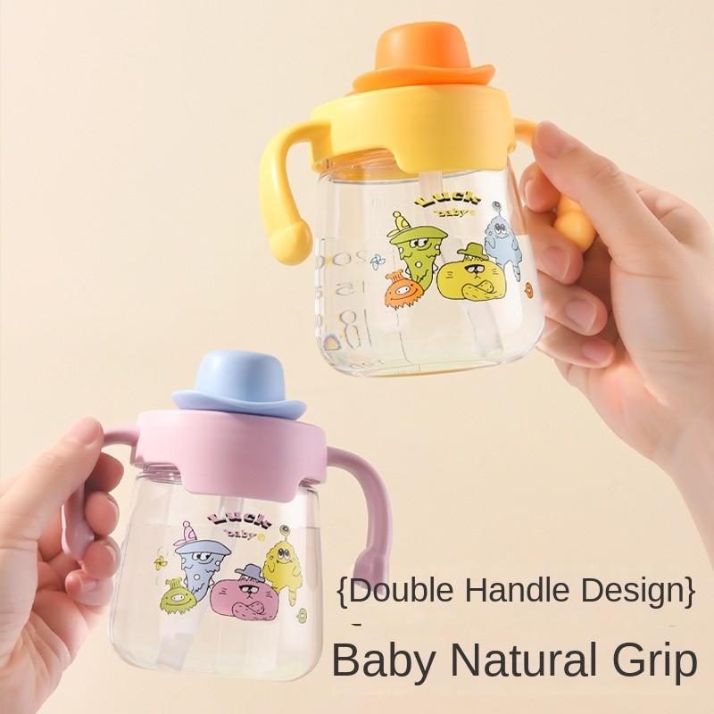 Sports Water Cup Factory - Large Capacity Portable Plastic with Bounce Lid and Suction Tube