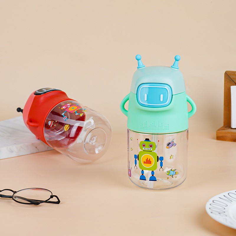 Drink Cup Supplier - Silicone Cartoon Bear Learn to Drink with Three Handles for Kids